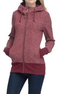 Yoda Zip Organic Gots Wine Red