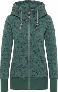 Neska Flowery Zip Pine Green