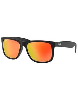 Justin Classic Matte Rubber Black Red Mirror