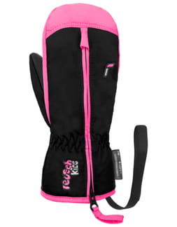 Reusch Ben Mitten Black Knockout Pink