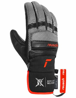 Reusch Alpine Master Black/Silver/Fluo Red