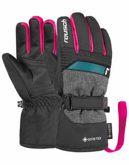 Reusch Rocket GORE-TEX® Jr Black/Black Melange/Pink Glow