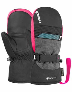 Reusch Rocket GORE-TEX® Jr Mitten Black/Black Melange/Pink Glow