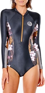 Playabella Ls Surfsuit Black Gold