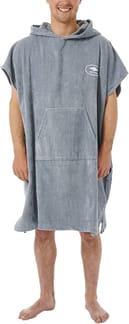 Logo Hooded Towel Blue
