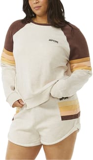 Surf Revival Raglan Crew Oatmeal Marle