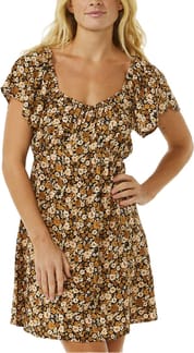 Sea Of Dreams Mini Dress Brown