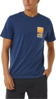 Keep On Trucking Tee Washed Navy