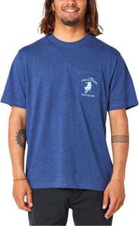 Shaper Emb Tee Washed Navy