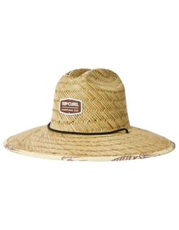 Mix Up Straw Hat Vintage Yellow