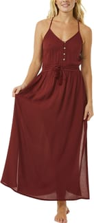 Classic Surf Maxi Dress Plum