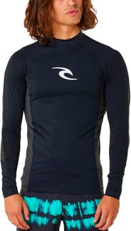 Waves UPF Perf L/S M Black