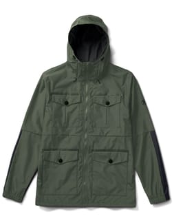 Cascade Rain Shell Dark Military