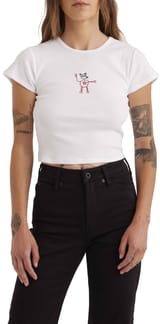 Bear Icon Tee Basquiat White