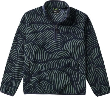 Campover Fleece Mock Slate Green