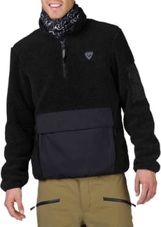 Fleece Anorak Black