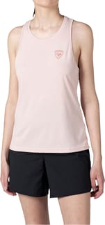 W Plain Tank Powder Pink