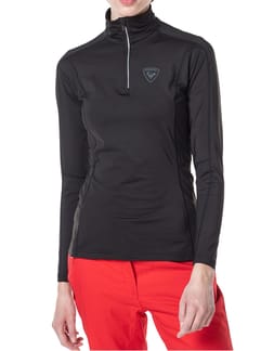 W Classique 1/2 Zip Black