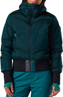 W Snowblaze Down Bomber Jacket Transformative Teal