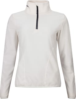 W Quarter Zip Polar Fleece White