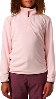 Jr Quarter Zip Polar Fleece Pale Lilac