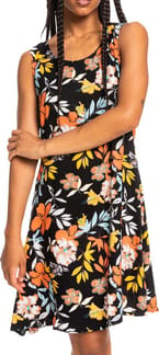 Sweet Whisper J Woven Dress Anthracite Island Vibes