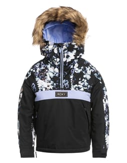 Sheltergirl Snow Jacket True Black Black Flowers