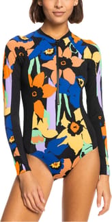 Onesie J Anthracite Flower Jammin