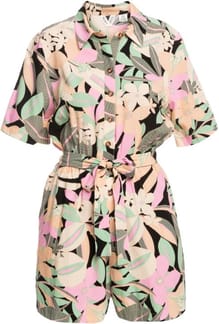 Real Yesterday Dress Anthracite Palm Song