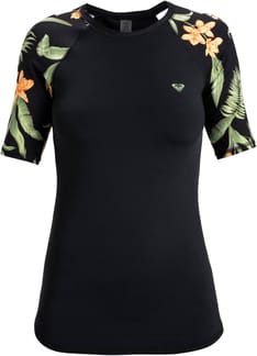 SS Lycra Printed Rashguard Anthracite Island Escape