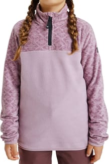 Whitecamp Half Zip Girl Discreet Mauve Roxygram Tonal