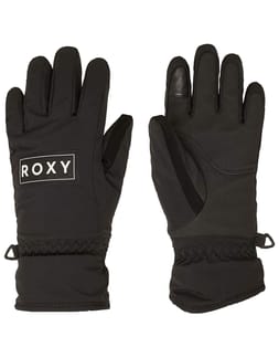 Freshfield Girl Gloves Black