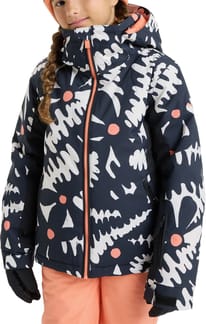Free Jet Girl Jacket True Black Big Flower