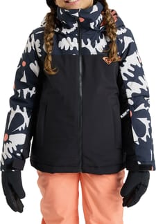 Galaxy Girl Jacket True Black Big Flower