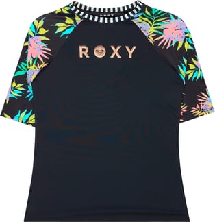 Roxy Active Rashguard SS Lycra Anthracite Aquarelle Active Rg