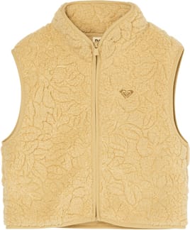 Iconic Stars Girl Fleece Vest Pebble Outline Mo