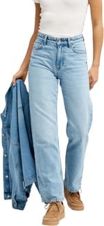 Tropic Dream Straight Denim Jean Sunbleached Vintage