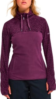 Sayna Half Zip Blackberry Wine