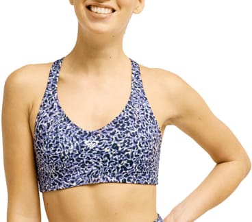 Heart Into It Bra Printed Twilight Purple Wild N Out