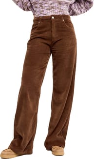 Surf Crush Cord Pant Chestnut