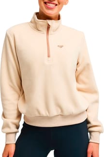 Wow Half Zip Polar Fleece Biscotti