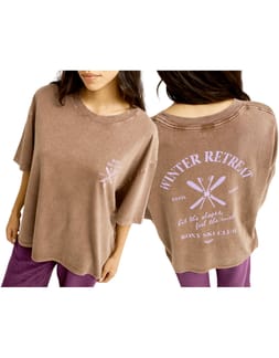 Talloversize Washed Tee Chestnut