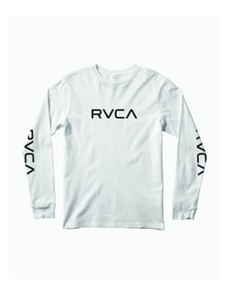 Big Rvca Ls M Tees White