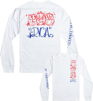 Tc Heads LS Tees White