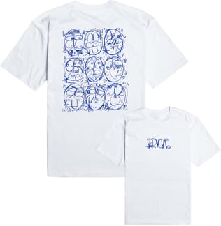 Tc Heads SS Tees White