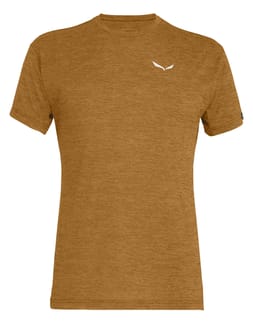 Puez Melange Dry M S/S Tee Golden Brown Melange