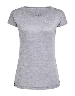 Puez Melange Dry W S/S Tee Quiet Shade Melange
