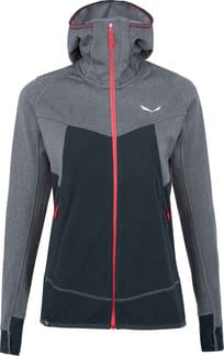 Puez Hybrid Pl W Fz Hoody Navy Blazer Melange