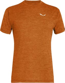 Puez Melange Dry SS Tee M Burnt Orange Melange