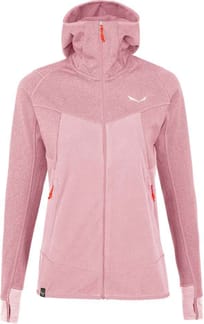 Puez Hybrid Pl W FZ Hoody Zephyr Melange